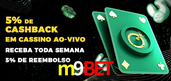 Promoções do cassino ao Vivo m9bet